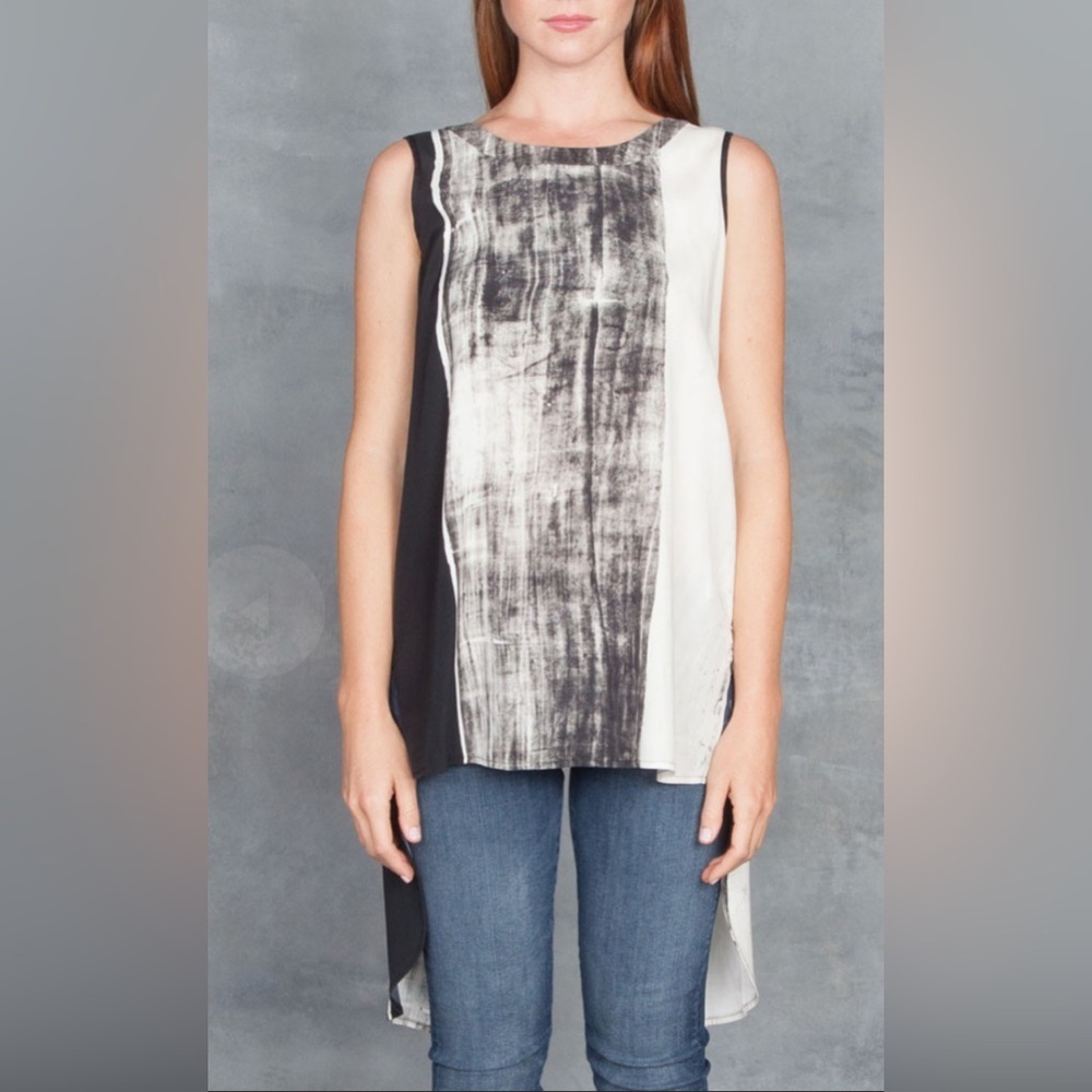 ✨ Go by GoSilk Asymmetrical Washable Silk Tunic – Size S ✨